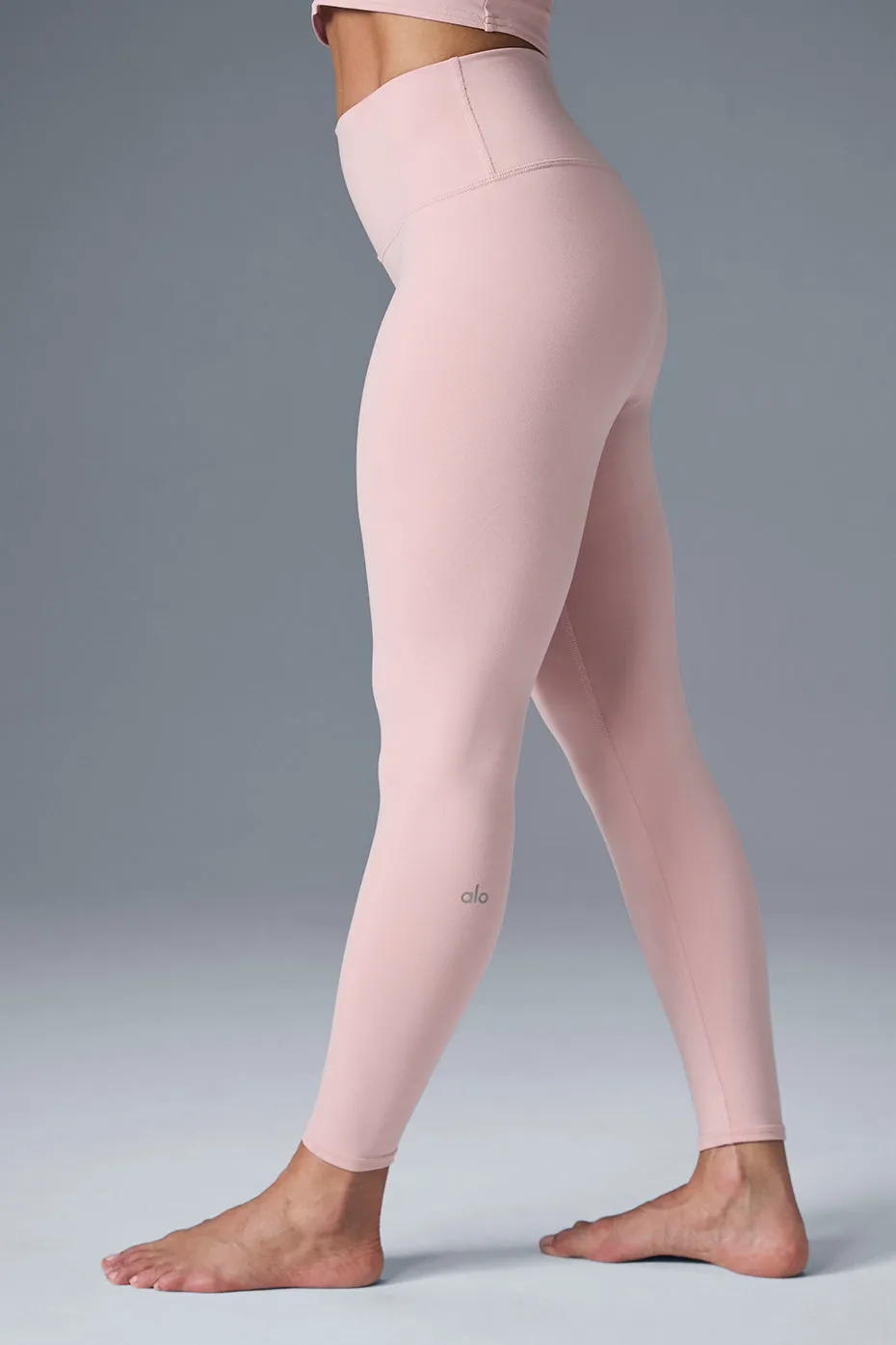 7/8 High-Waist Airbrush Legging - Ballet Pink