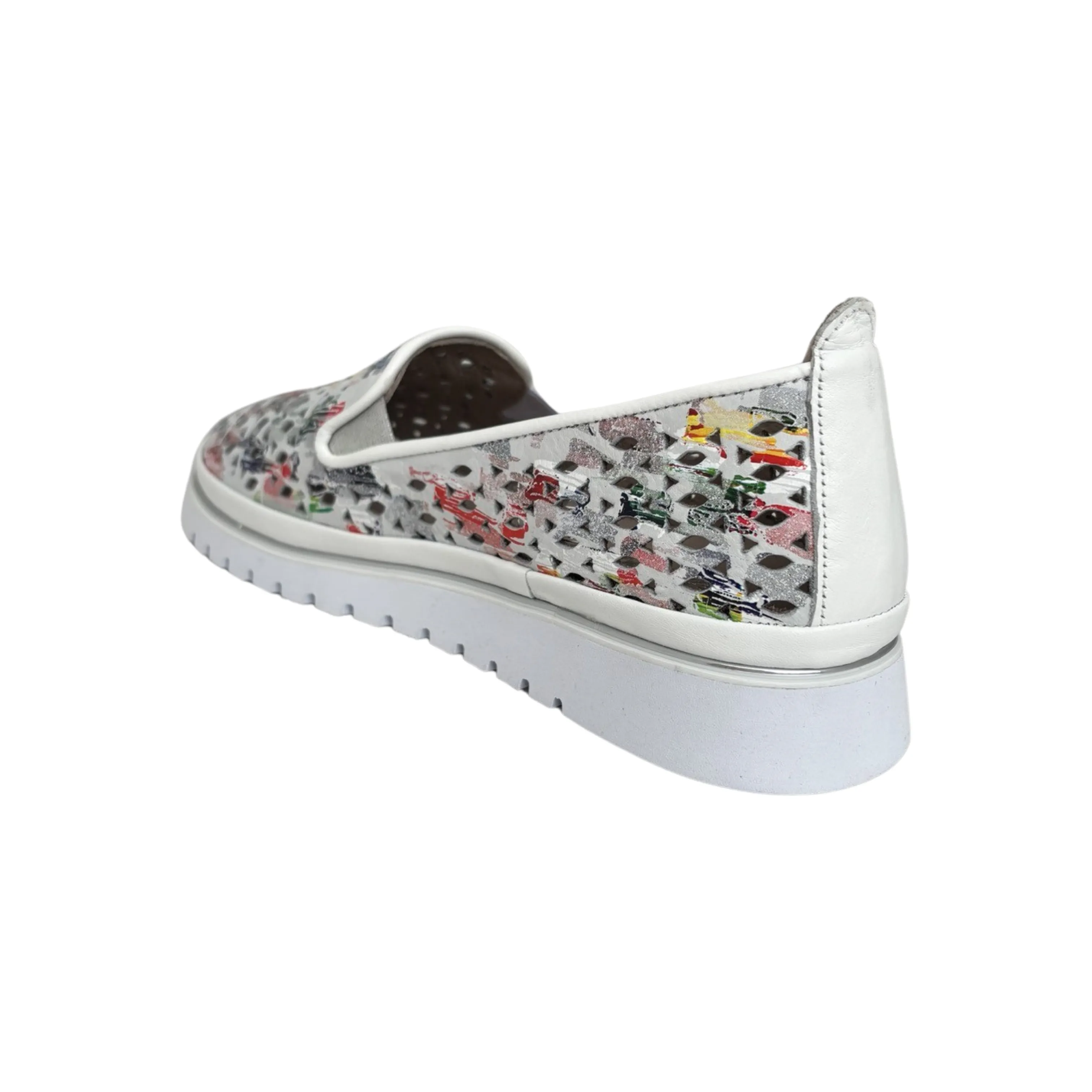 860134M White Multi Slip On