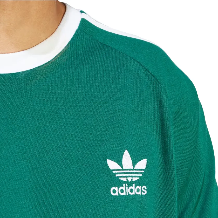 Adidas Originals men's short sleeve t-shirt Adicolor 3 stripes IM9387 green white