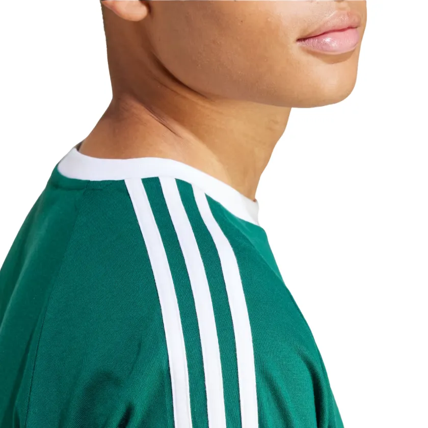 Adidas Originals men's short sleeve t-shirt Adicolor 3 stripes IM9387 green white