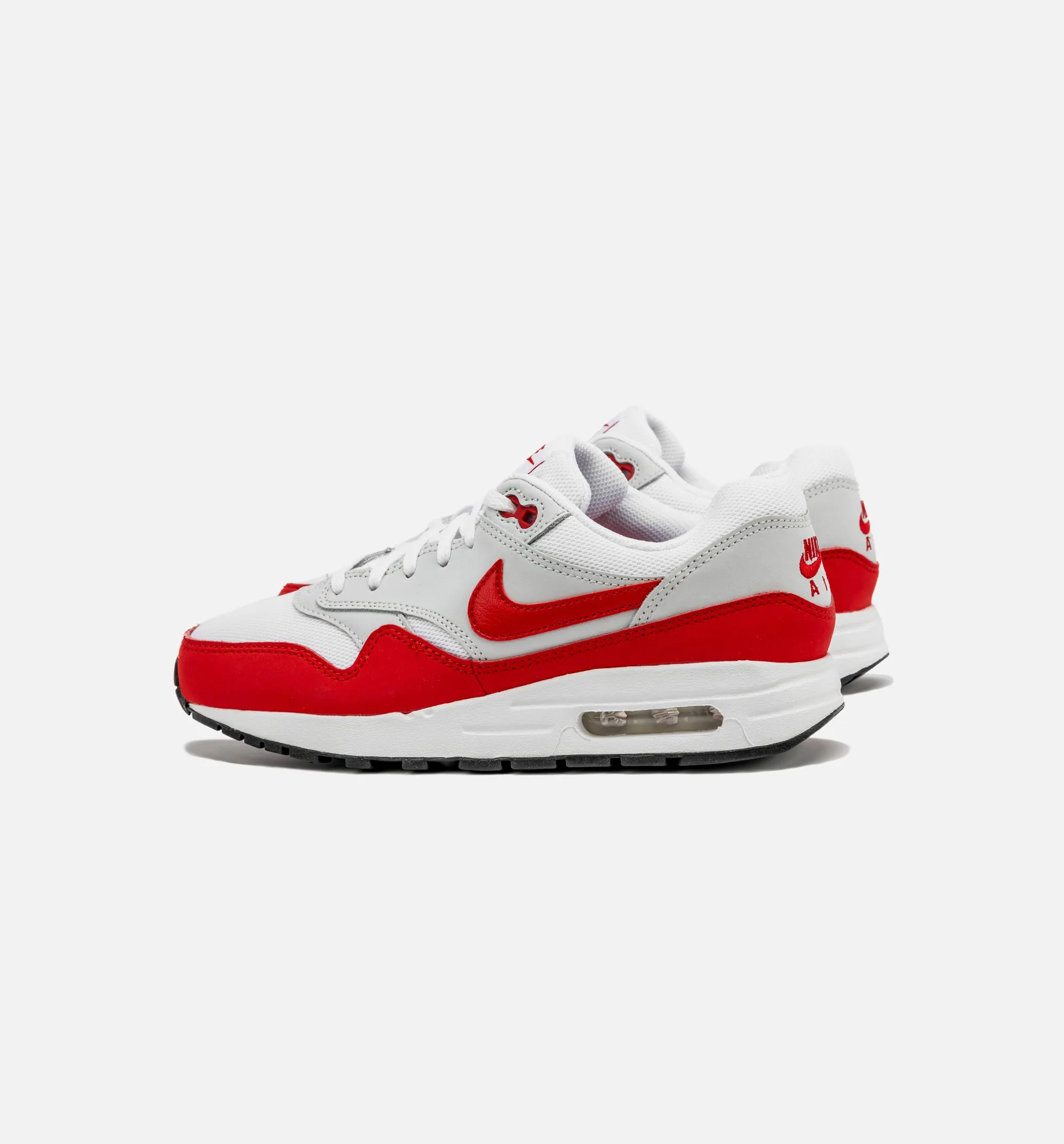 Air Max 1 Grade School Lifestyle Shoe - Red/White