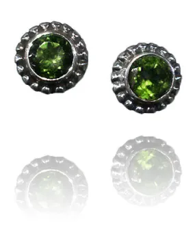 Bali Stone Studs Peridot