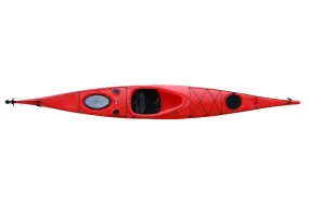 BKC SK287 Single Sit-in Touring Kayak 14.75-foot with Collapsible Paddle