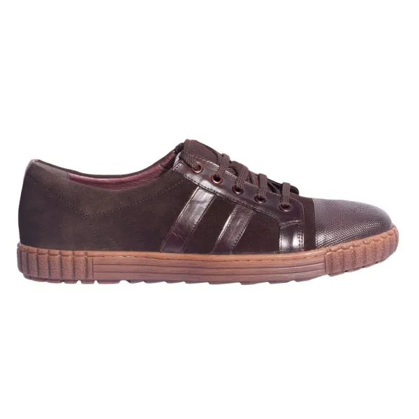 Brown Pure Suede Leather Shoe