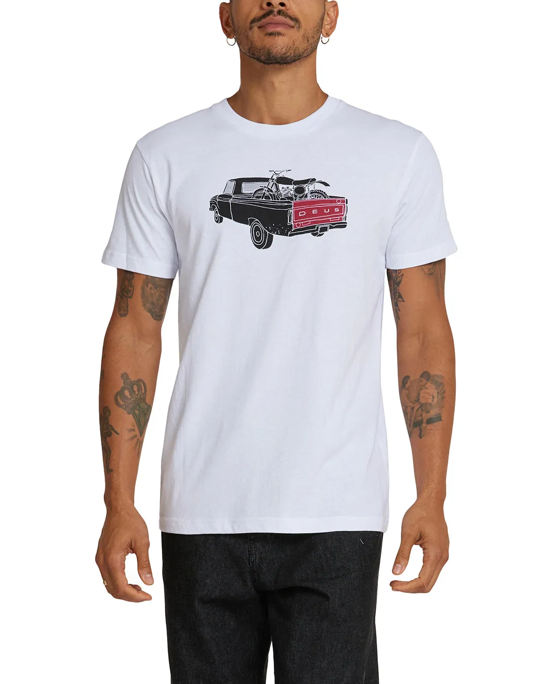 Carby Pickup Tee - White