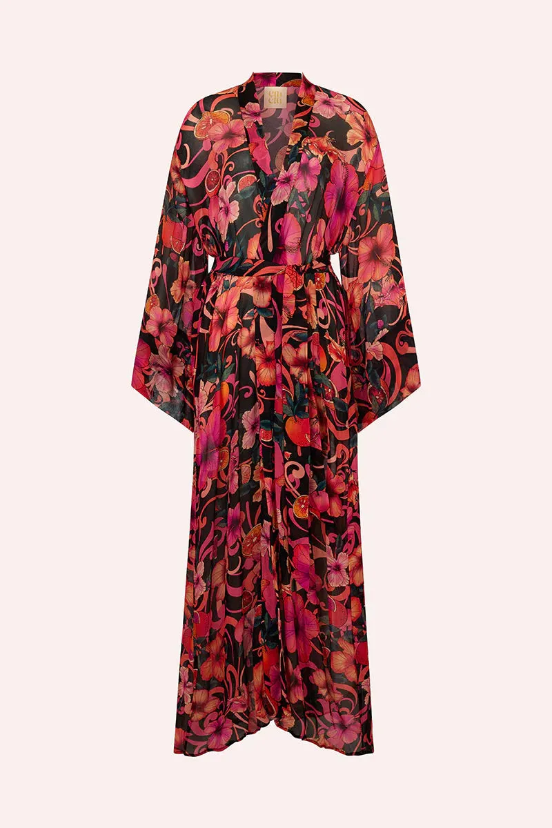 Cin Cin - Fortune Robe - Hibiscus Pink