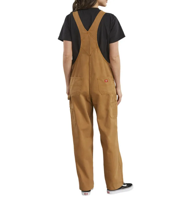 Dickies Women's Brown Duck Bib Work Overall - FB206