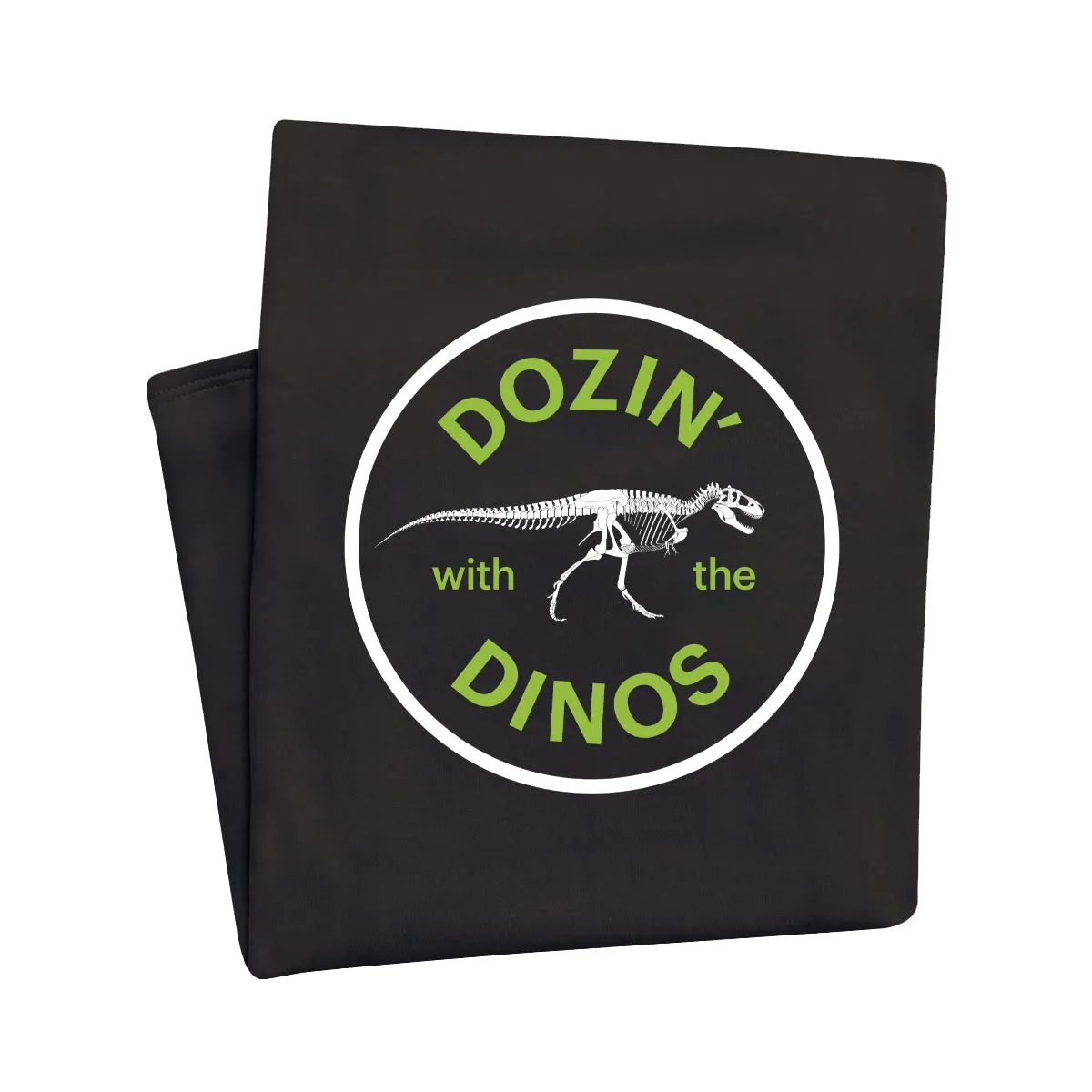 Dozin' with the Dinos Sweatshirt Throw Blanket