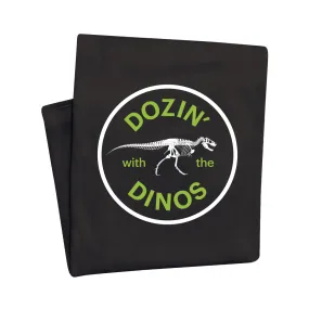 Dozin' with the Dinos Sweatshirt Throw Blanket