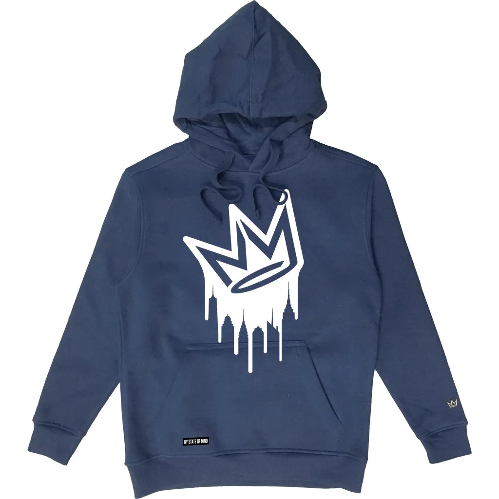 Dripping Crown Logo Hooded Sweatshirt