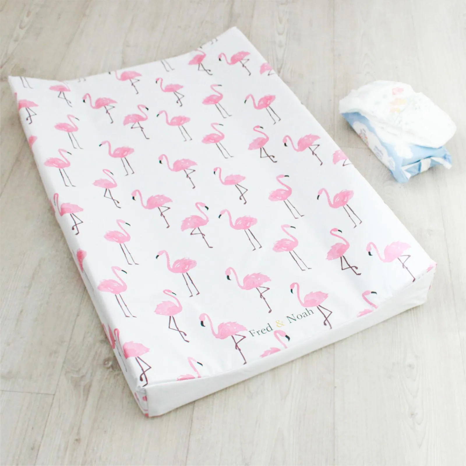 Flamingo print Changing Mat (all sizes)