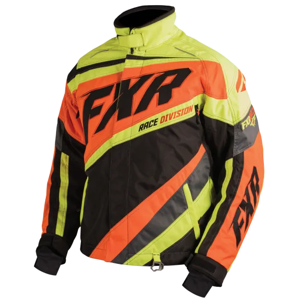 FXR Cold Cross Mens Jacket Black/Orange/Hi Vis