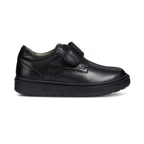 Geox Boy's J Riddock Black Leather (Sizes 36-41)