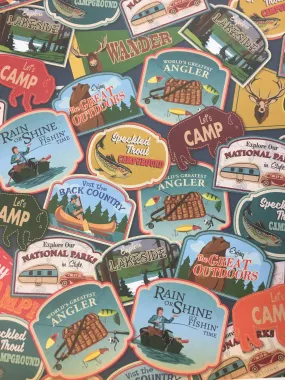 GONE CAMPING - TRAVEL PATCHES