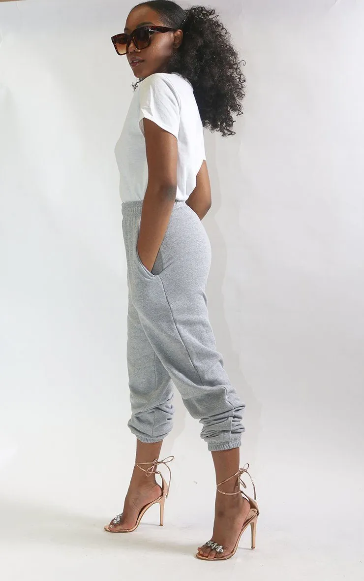 Grey Cuffed Joggers