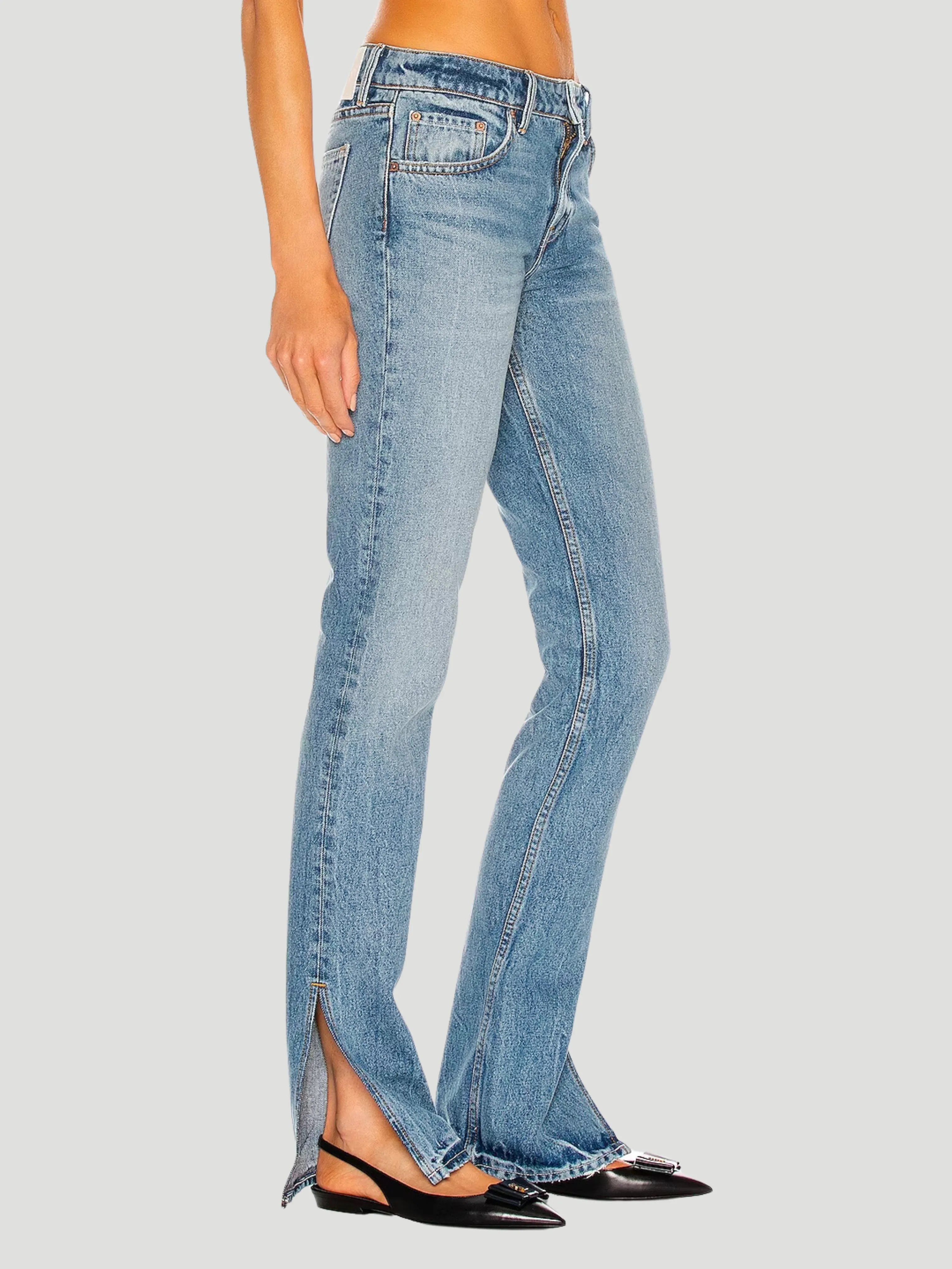 Hailey Low Rise Slim Bootcut Jeans