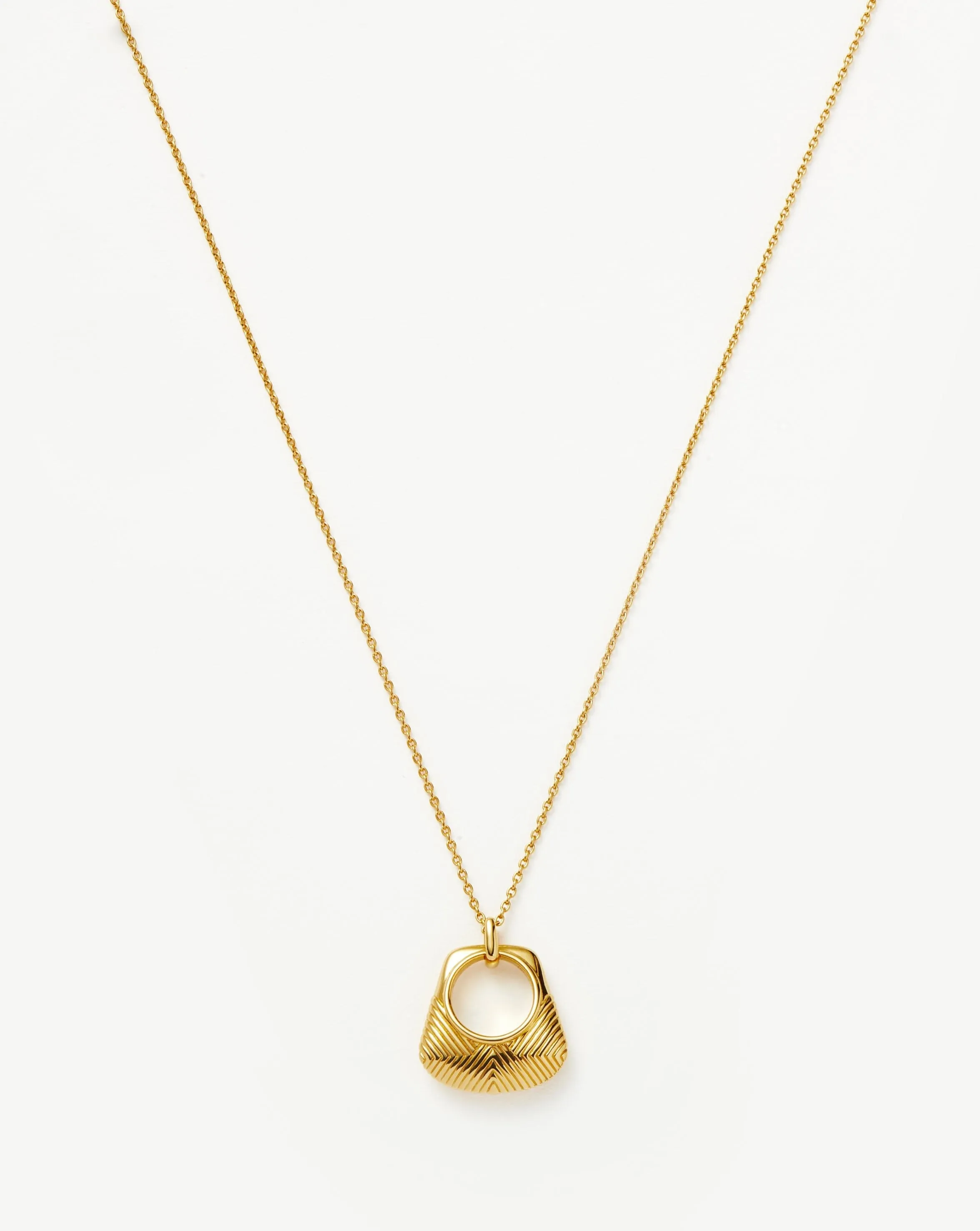 Hera Ridge Pendant Necklace | 18ct Gold Plated