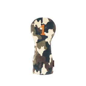 Invitational Edition Waxed Canvas golf headcover in Camo Driver