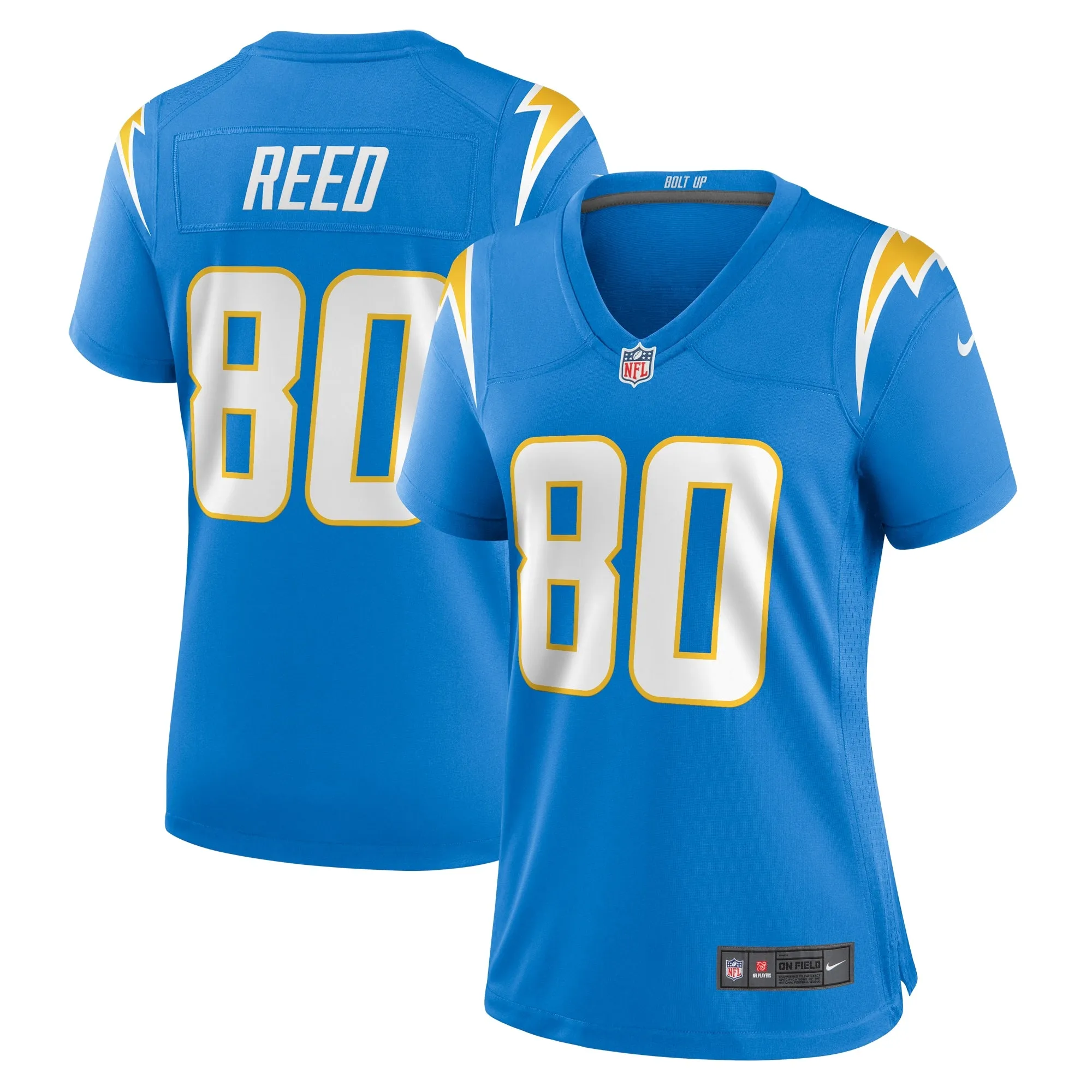 Joe Reed Los Angeles Chargers Nike Women's Home Game Player Jersey - Powder Blue