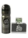 Lattafa Al Dur Al Maknoon Gift Set Perfume for Men EDP 100 ml   Deodorant 200ml