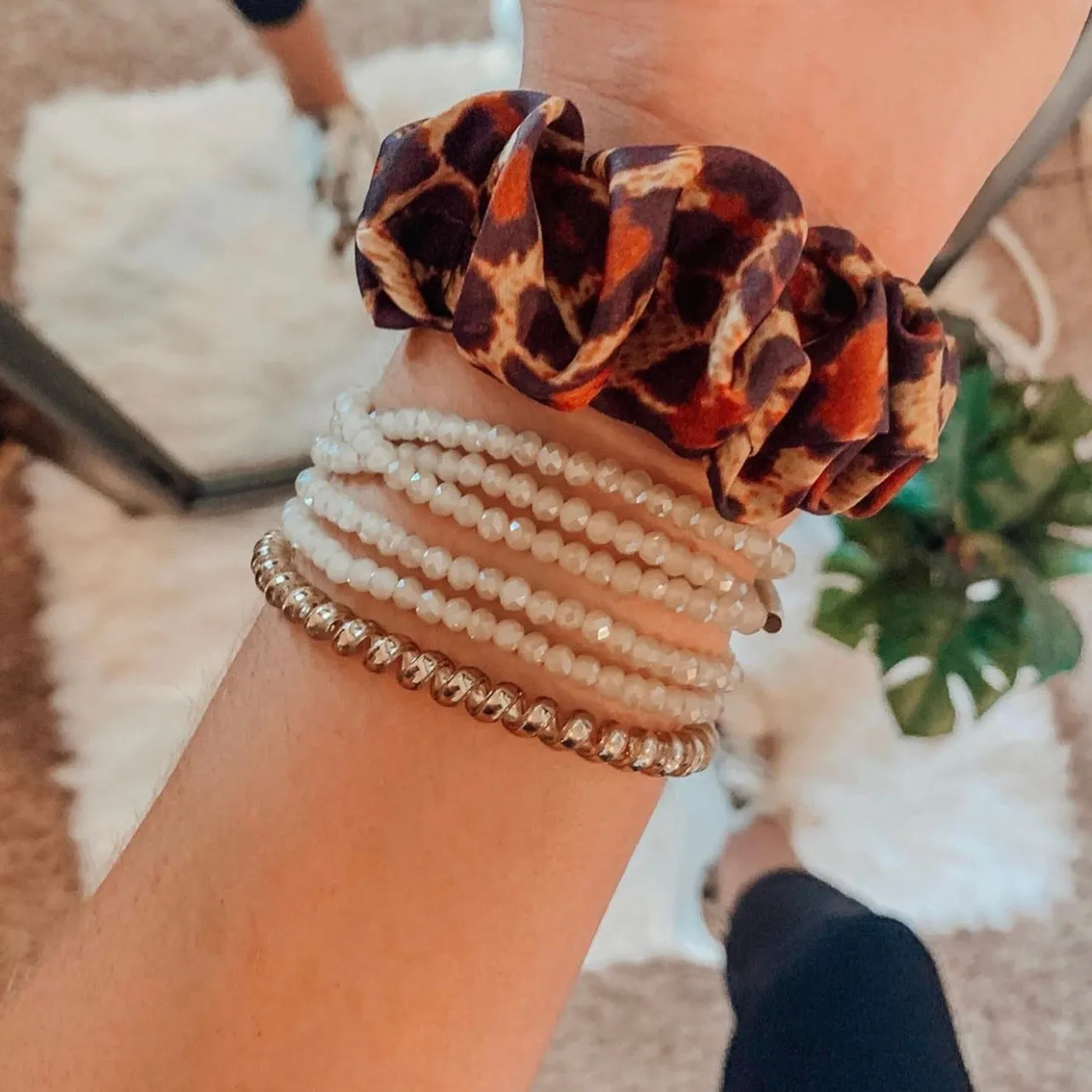 Leopard Scrunchie Watchband