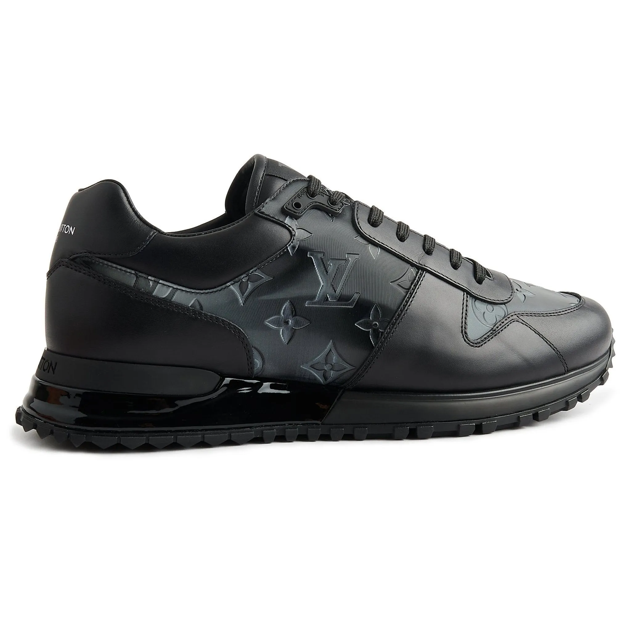 Louis Vuitton Run Away Black Silver Iridecscent Sneaker