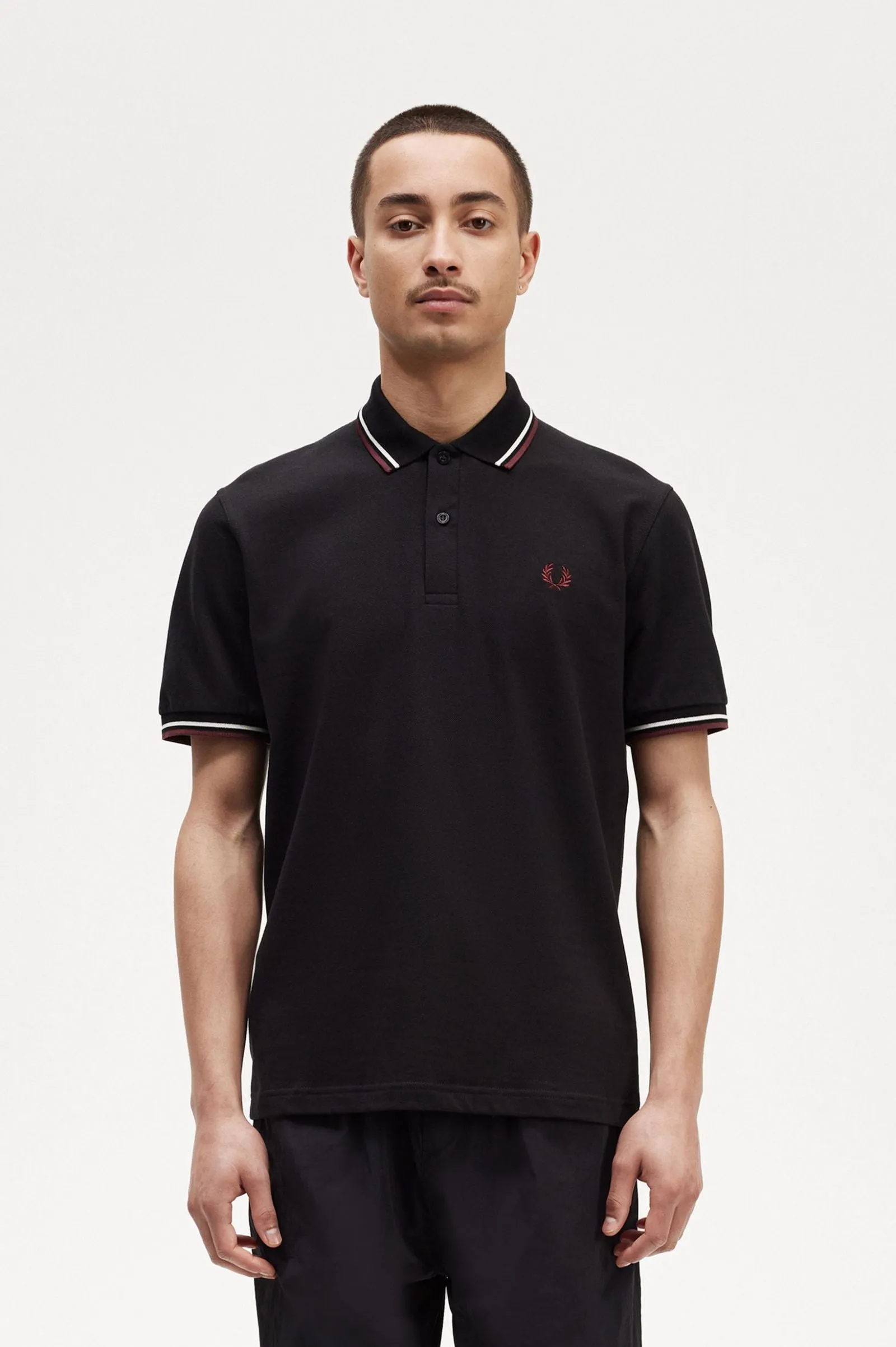 M12 FRED PERRY TWIN TIPPED SHIRT