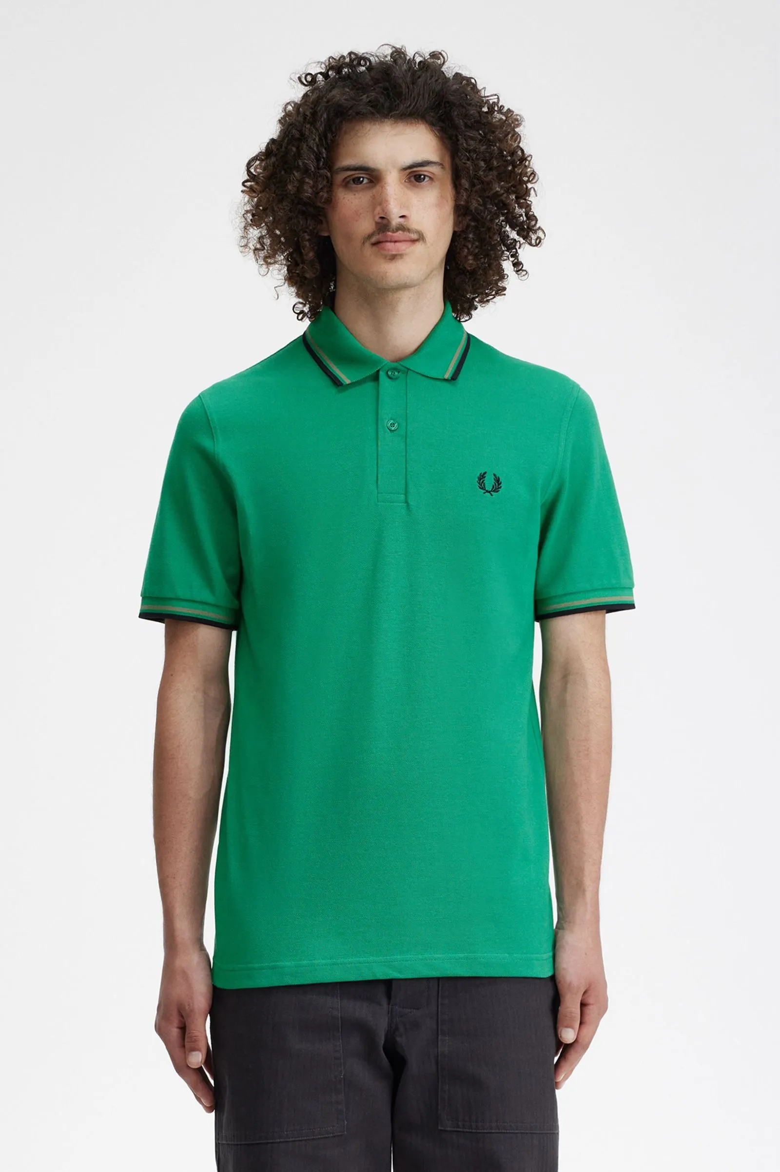 M12 FRED PERRY TWIN TIPPED SHIRT