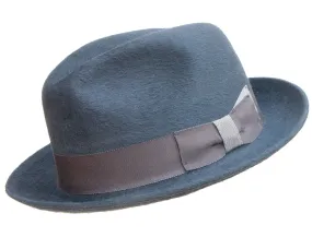 Magill 'Florence' Fedora in Steel Grey Fur Felt