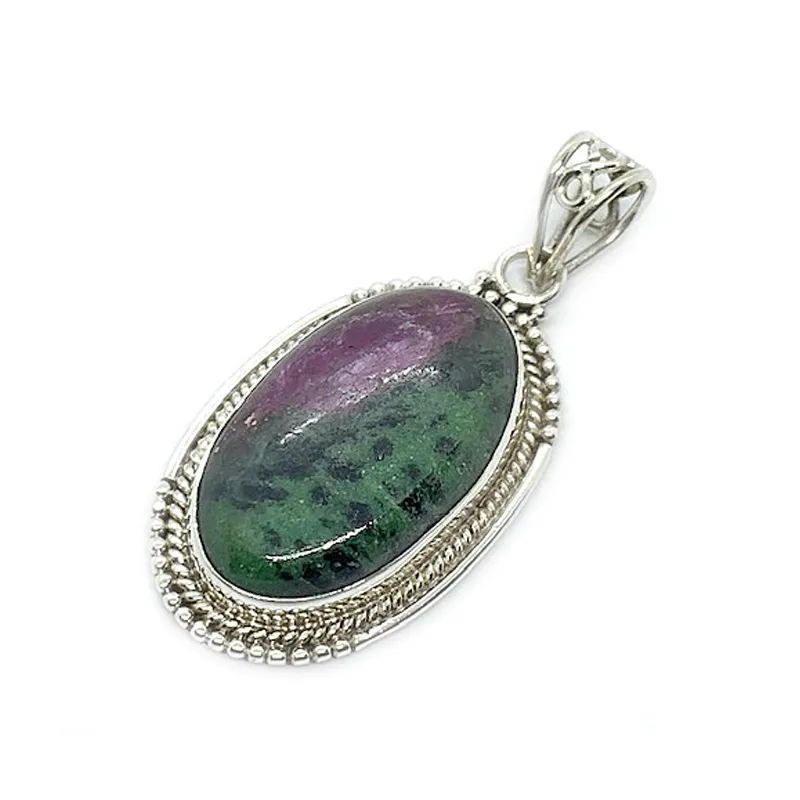 Maisie Ruby Zoisite Gemstone Pendant