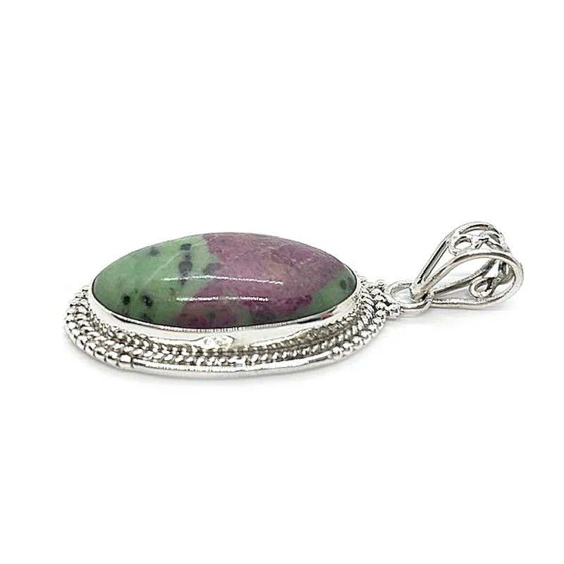 Maisie Ruby Zoisite Gemstone Pendant