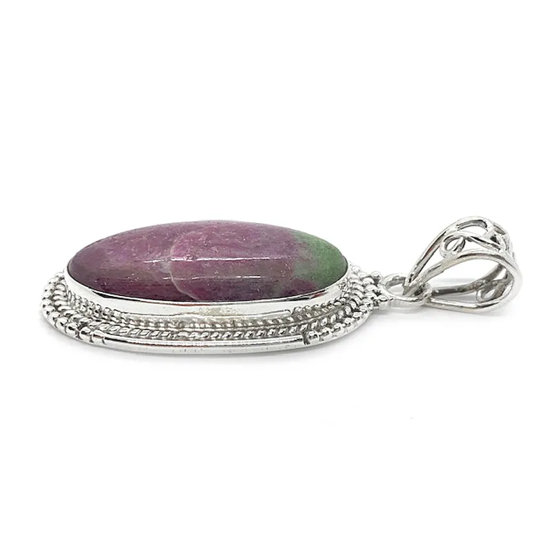 Maisie Ruby Zoisite Gemstone Pendant