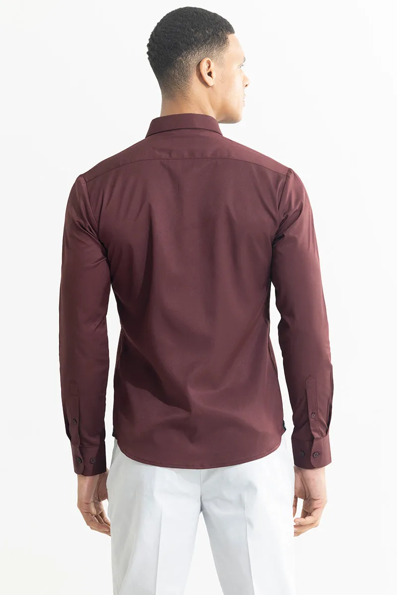 Meteoric Wine Red Shirt