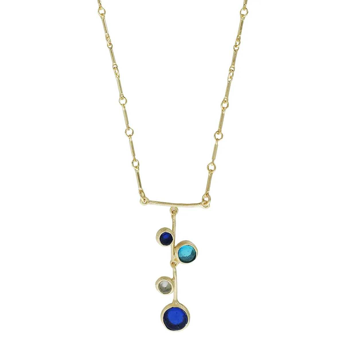 Michael Vincent Michaud Raindrop Bar Necklace