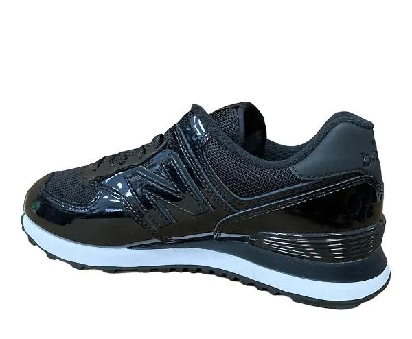 New Balance women's sneakers shoe WL574TA2 black white