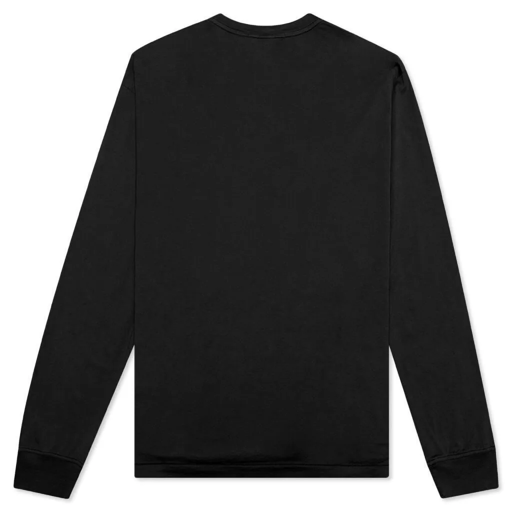 Patch Logo L/S Tee - Black