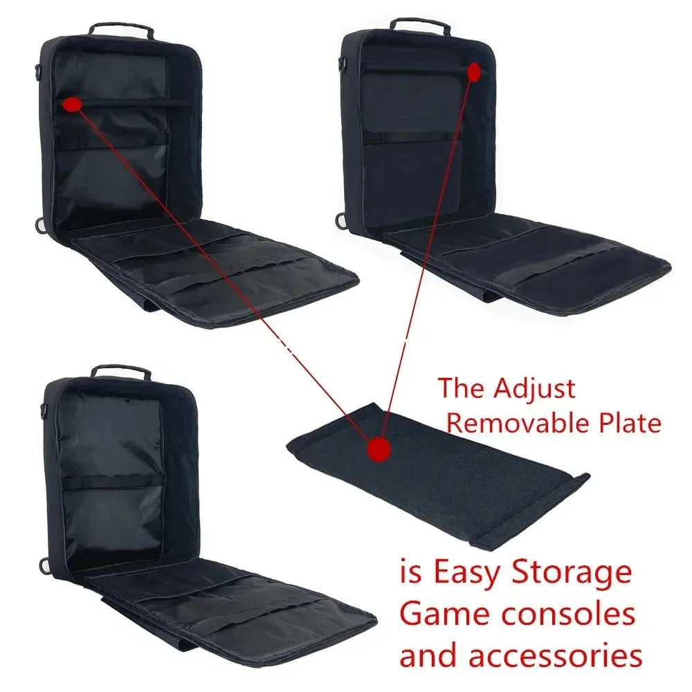 Portable PS5 Travel Carrying Case Storage Bag Handbag Shoulder Bag Backpack for PlayStation 5 Game Console Accessories