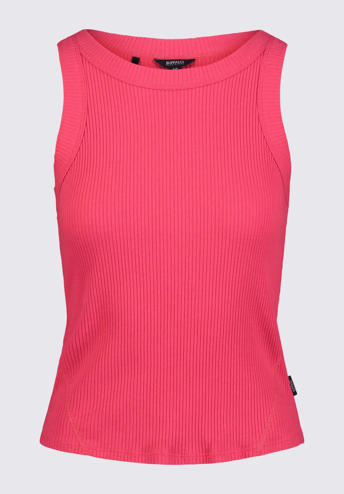 Regine Women’s Ribbed Tank Top in Magenta - KT0119P