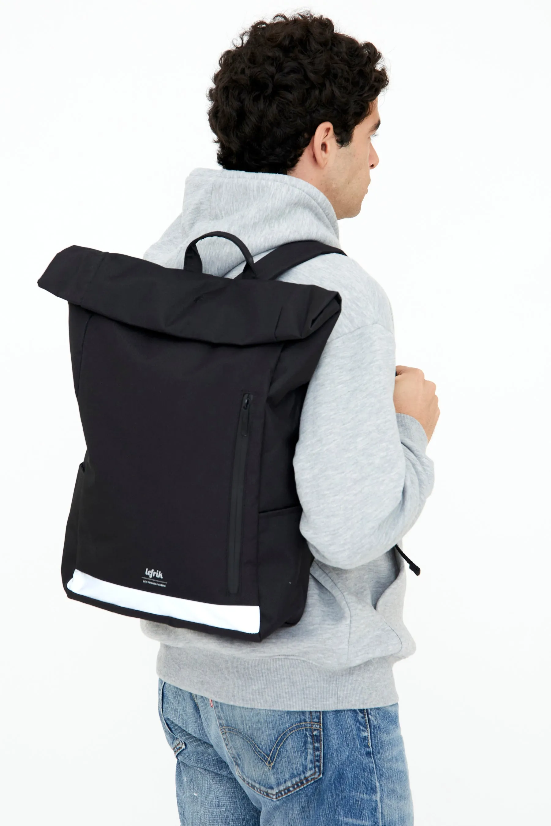 Roll Reflective Backpack Black