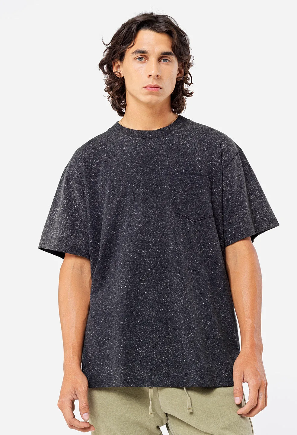 Salt Wash Pocket Tee / Black