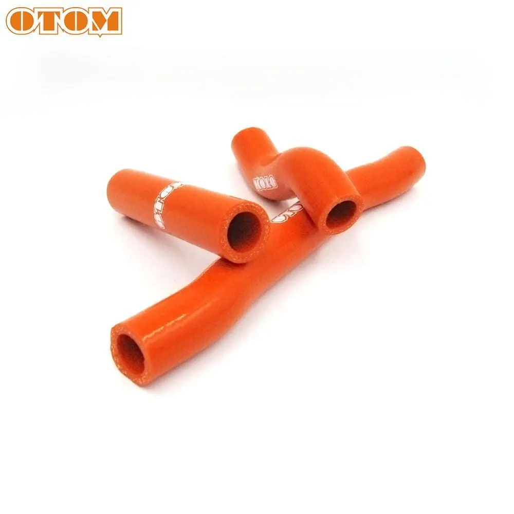 Silicone Radiator Hose LY-001 For KTM SX250 XC250 XC-W300 XC300 HUSQVARNA TC250 TE250 TE300 TX300 ORANGE