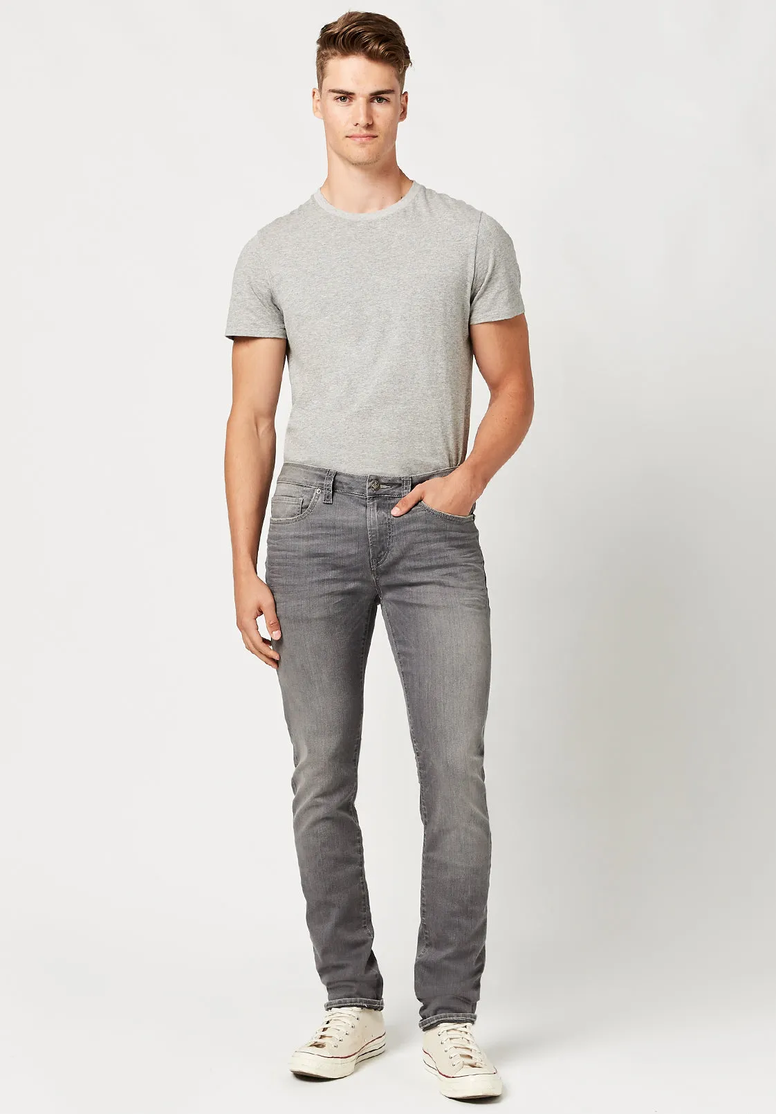 Slim Ash Men's Jeans in Grey Sanded - BM22721