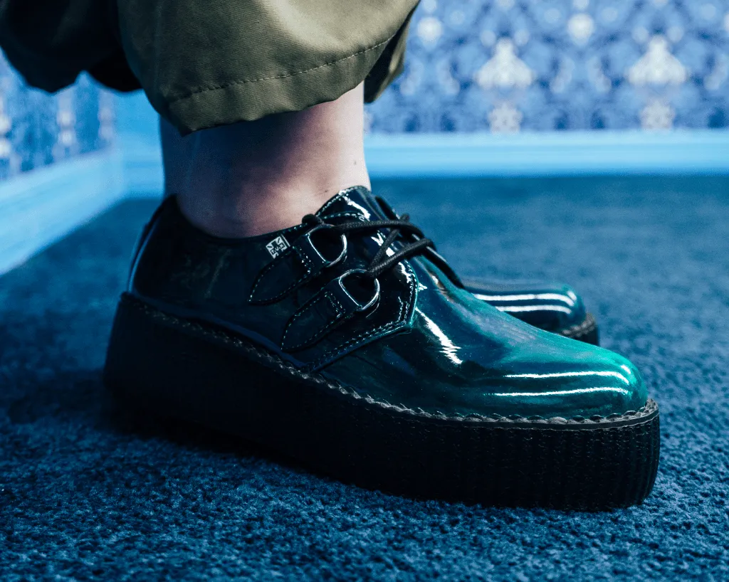 Teal Gradient D-Ring Mondo Creeper