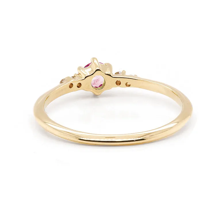 Thea II | pink sapphire & diamonds