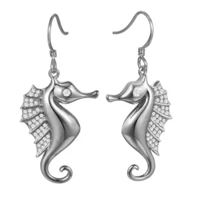 Triton Seahorse Earrings