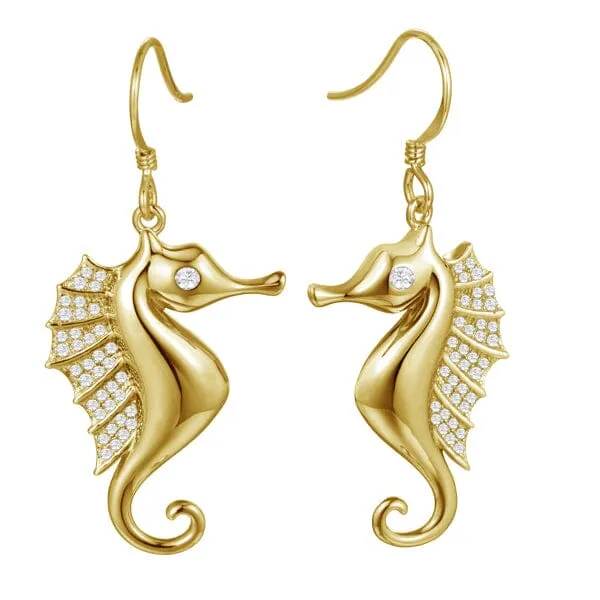 Triton Seahorse Earrings