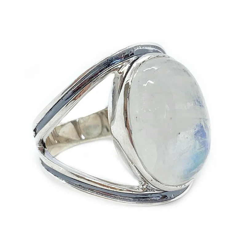 Tuhin Moonstone Bohemian Ring