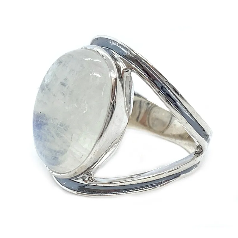 Tuhin Moonstone Bohemian Ring