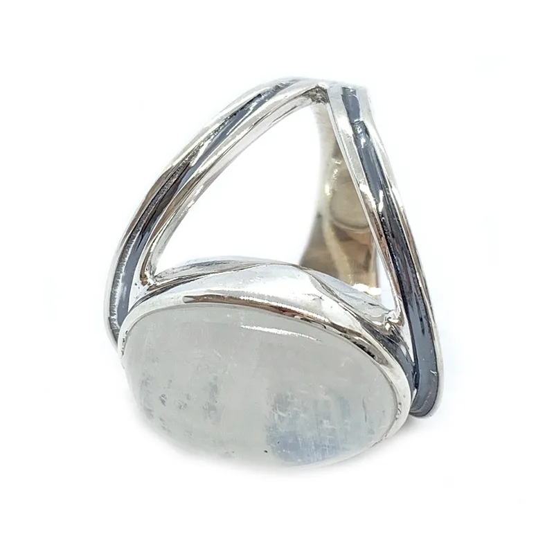 Tuhin Moonstone Bohemian Ring