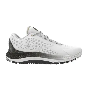 Under Armour Men's UA Curry 1 Golf Shoes - White/Black